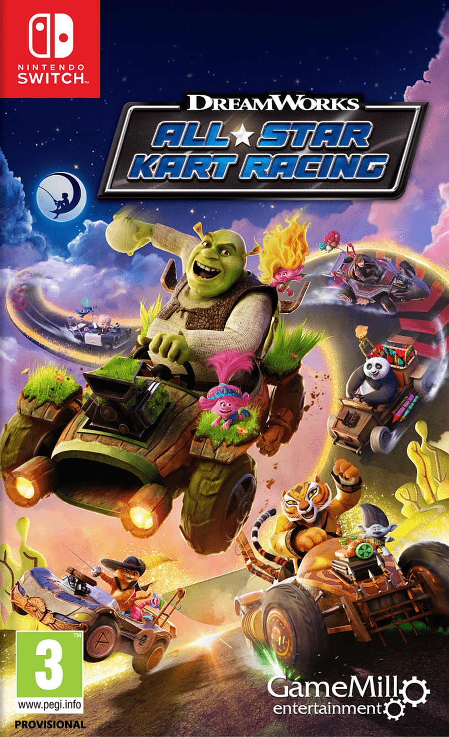 Игра DreamWorks All-Star Kart Racing (Switch, полностью на иностранном языке)