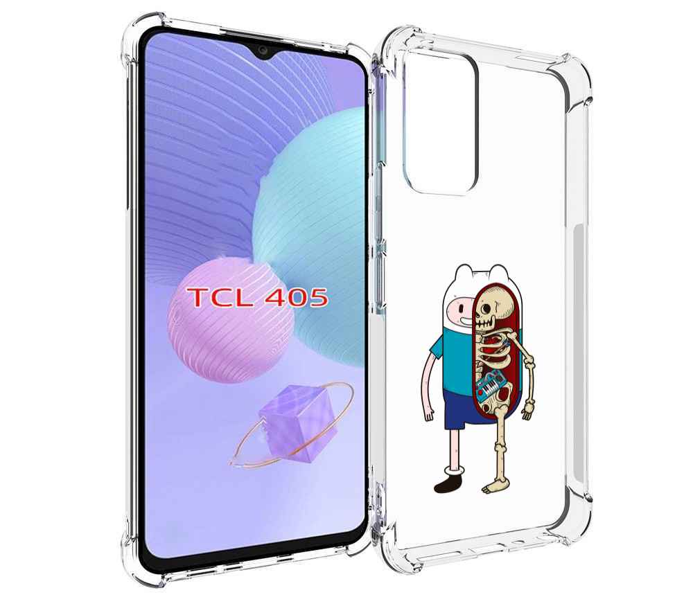 

Чехол MyPads Финн скелет для TCL 405, Tocco