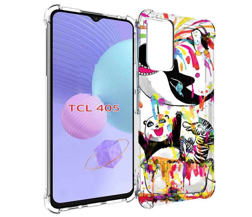 

Чехол MyPads Хиппи кит для TCL 405, Tocco