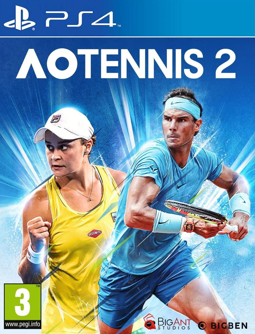 Игра AO Tennis 2 (PS4, русские субтитры)