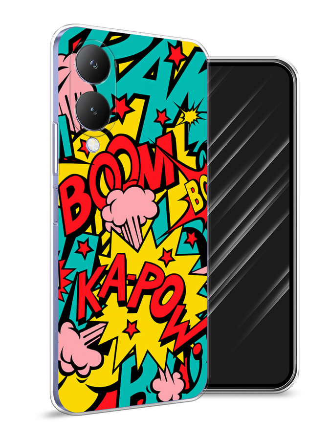 

Чехол Awog на Vivo Y17s "Постер pop art", Бирюзовый;желтый;красный, 269850-1