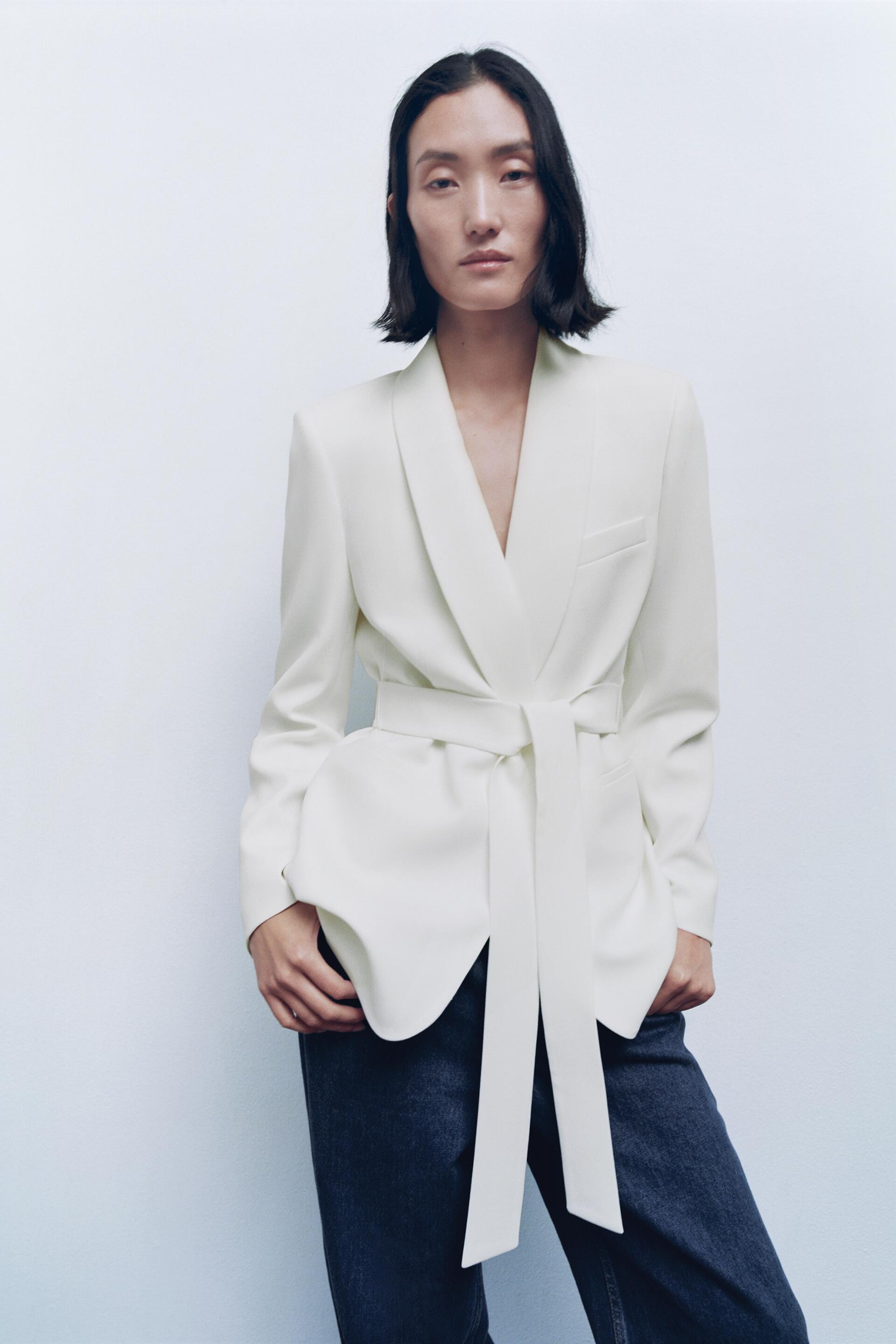 

Жакет женский ZARA 02310187 белый XS (доставка из-за рубежа), 02310187