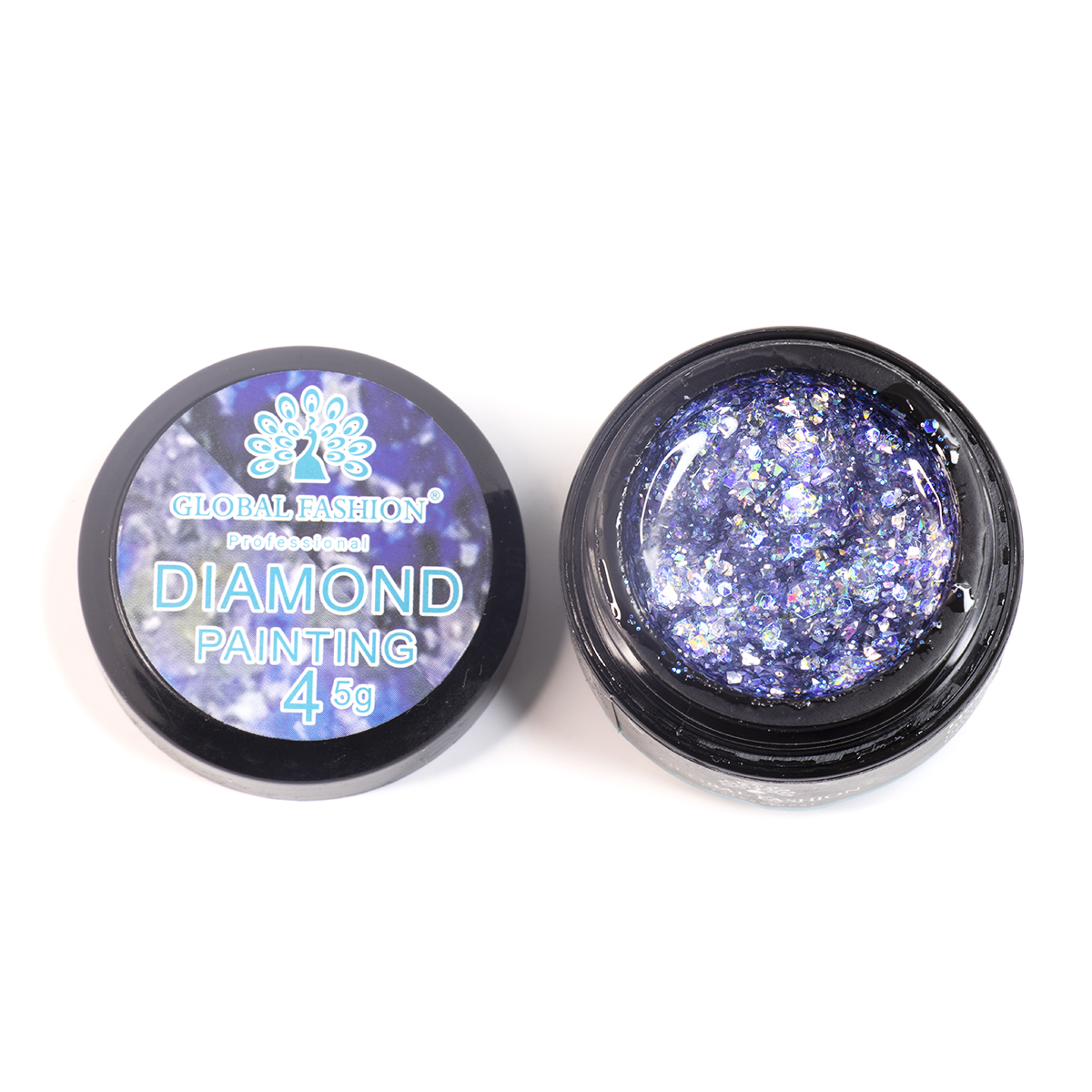 

Глиттер гель Global Fashion 5 гр, New Diamond painting gel 04