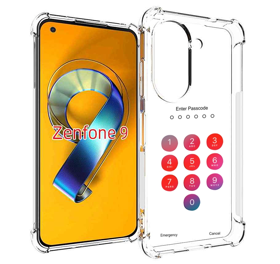 

Чехол MyPads введите-пароль для Asus Zenfone 9 (AI2202), Прозрачный, Tocco