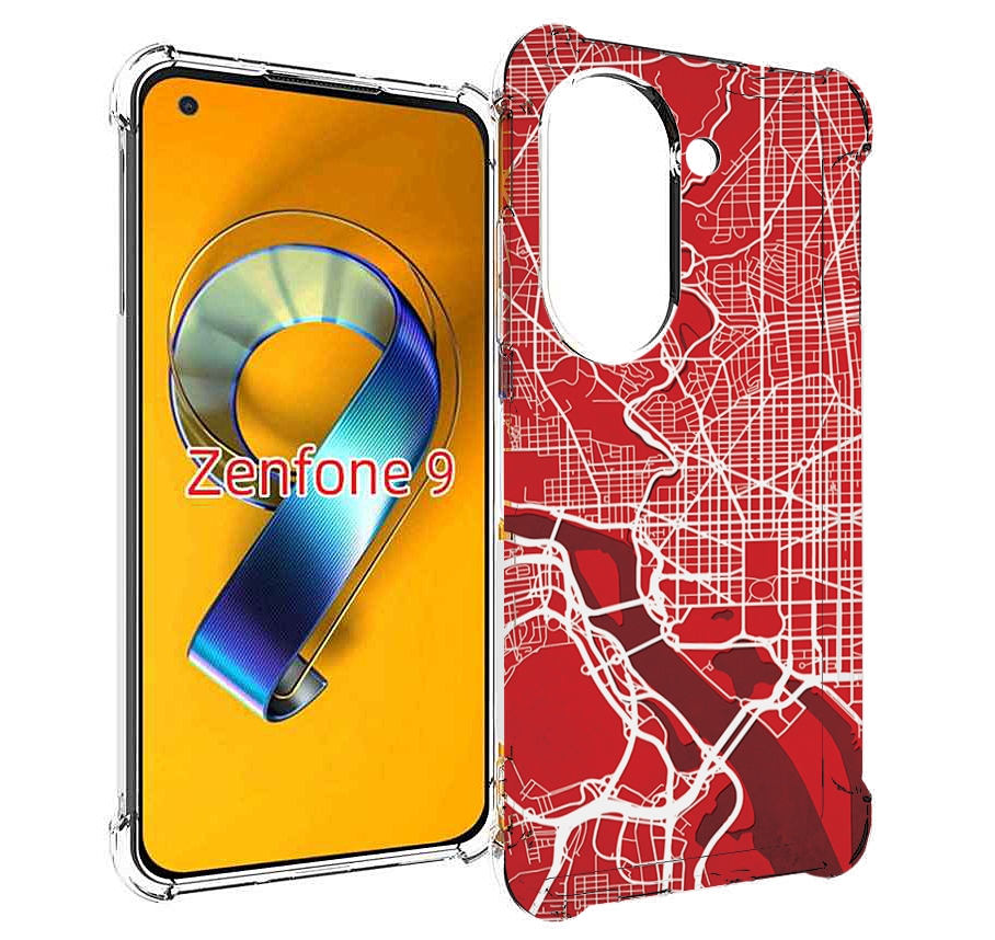 

Чехол MyPads векторная-карта для Asus Zenfone 9 (AI2202), Прозрачный, Tocco