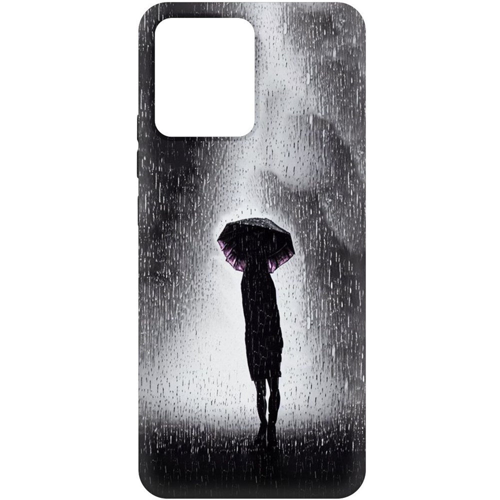 

Чехол-накладка Krutoff Soft Case Ночная крипота для Realme Narzo 50i Prime черный