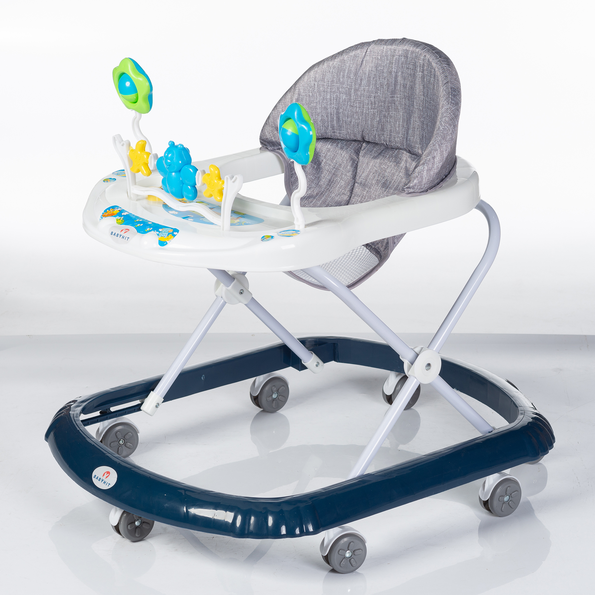 Ходунки Babyhit Jolly Ride, синий с серым, 1 шт