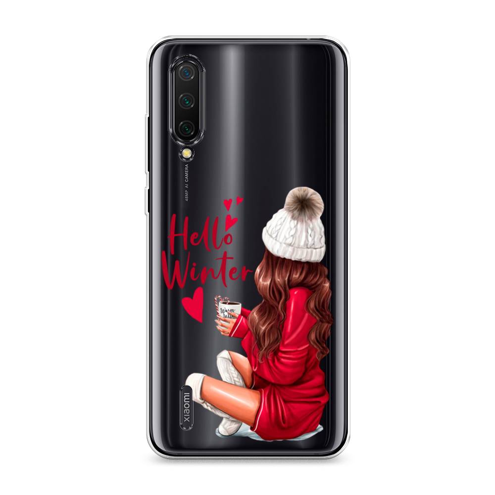 

Чехол на Xiaomi Mi 9 Lite"Hello winter", Красный;белый;коричневый, 36750-5