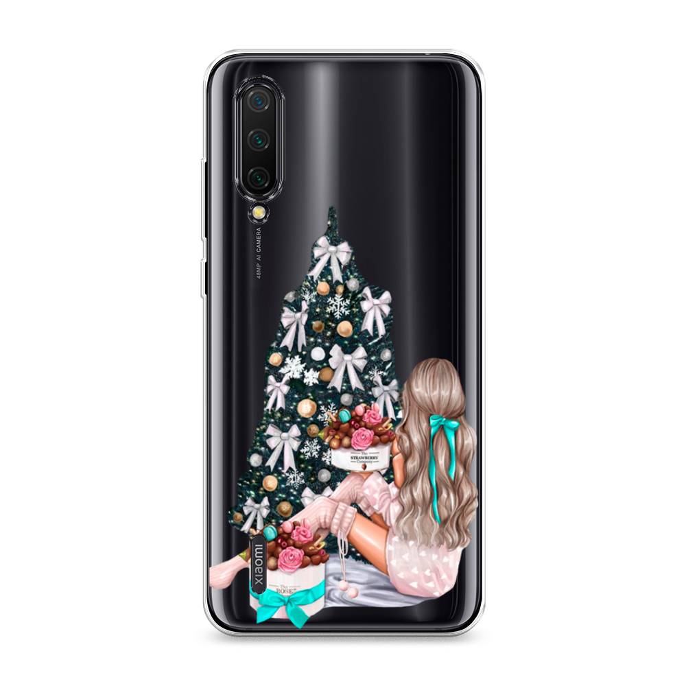 

Чехол на Xiaomi Mi 9 Lite"New Year", Зеленый;бежевый;голубой, 36750-5