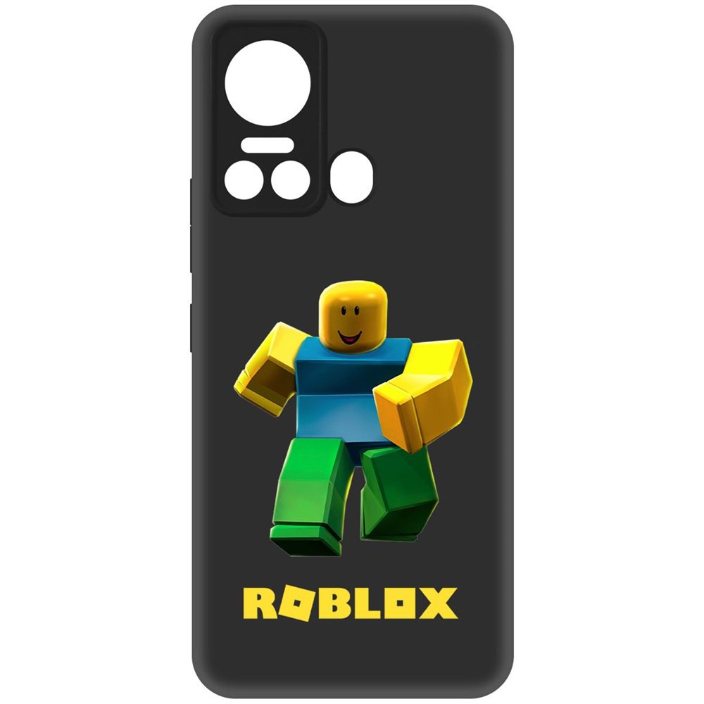 

Чехол-накладка Krutoff Soft Case Roblox-Классический Нуб для ITEL Vision 5 черный