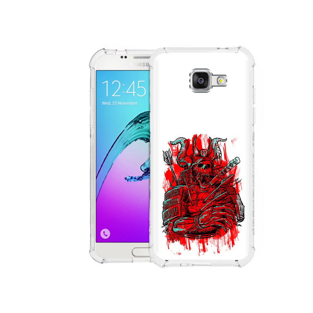 

Чехол MyPads Tocco для Samsung Galaxy A5 (2016) красный скелет воин (PT25252.581.413), Прозрачный, Tocco