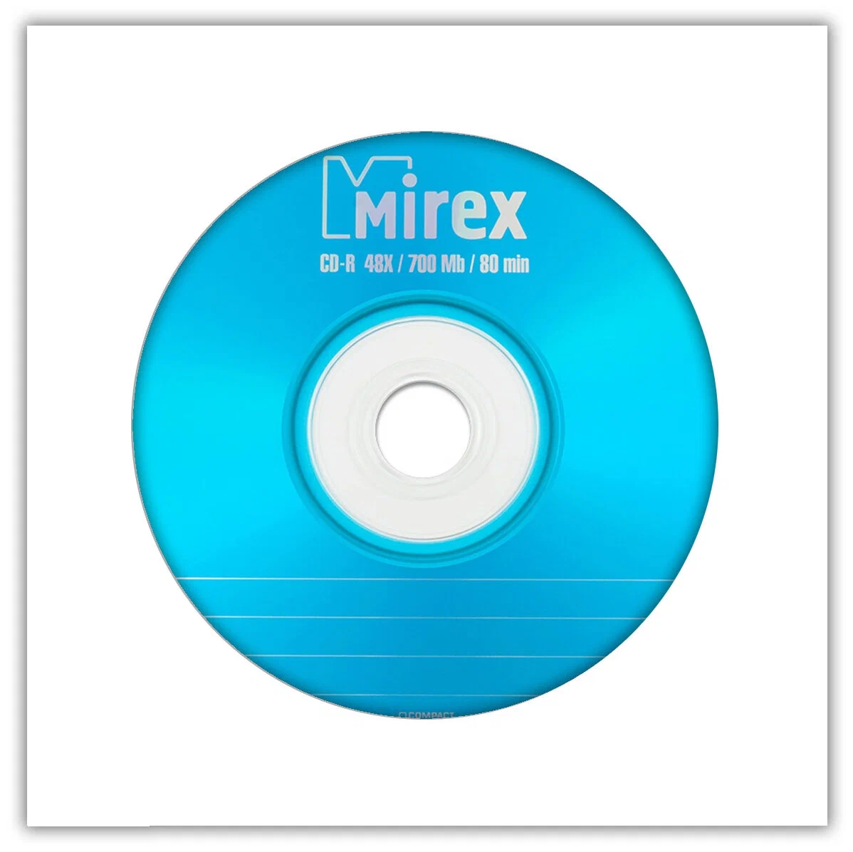 

CD-диск Mirex 700 Mb, Standart (1 шт)
