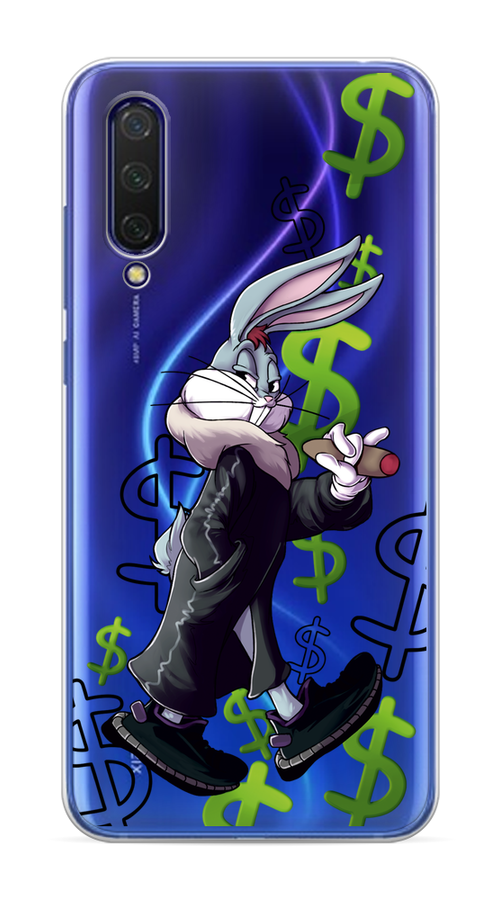 

Чехол на Xiaomi Mi 9 Lite"Rich Bugs Bunny", Зеленый;черный;голубой, 36750-6