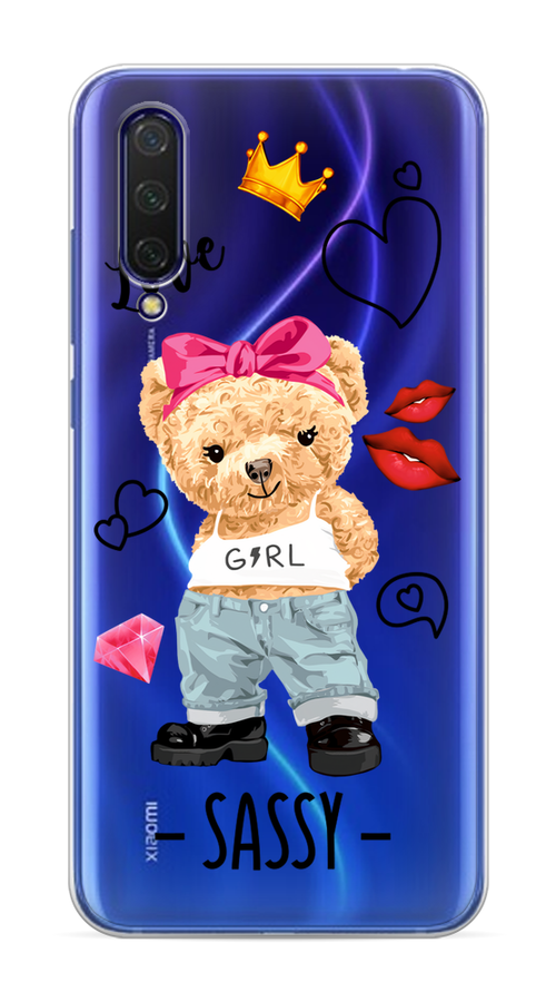 

Чехол на Xiaomi Mi 9 Lite"Sugar Mommy", Голубой;белый;розовый, 36750-6