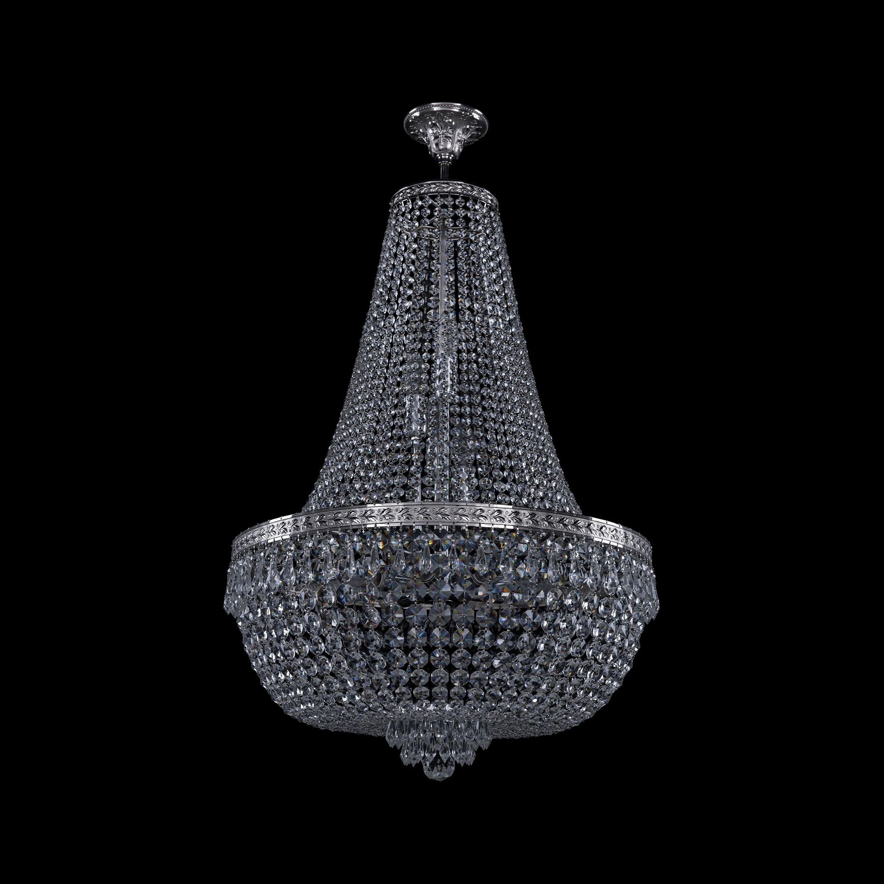 фото Хрустальная люстра 19271/h2/55iv ni bohemia ivele crystal