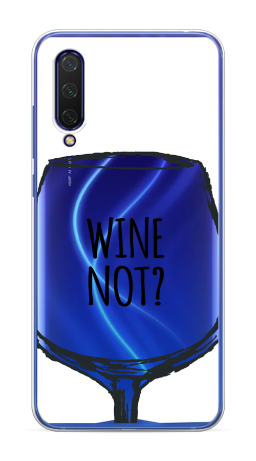 

Чехол на Xiaomi Mi 9 Lite"Wine not white", Белый, 36750-6