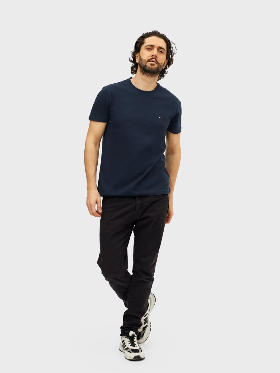 

Футболка мужская Tommy Hilfiger DM0DM05678 синяя XXL, Синий, DM0DM05678
