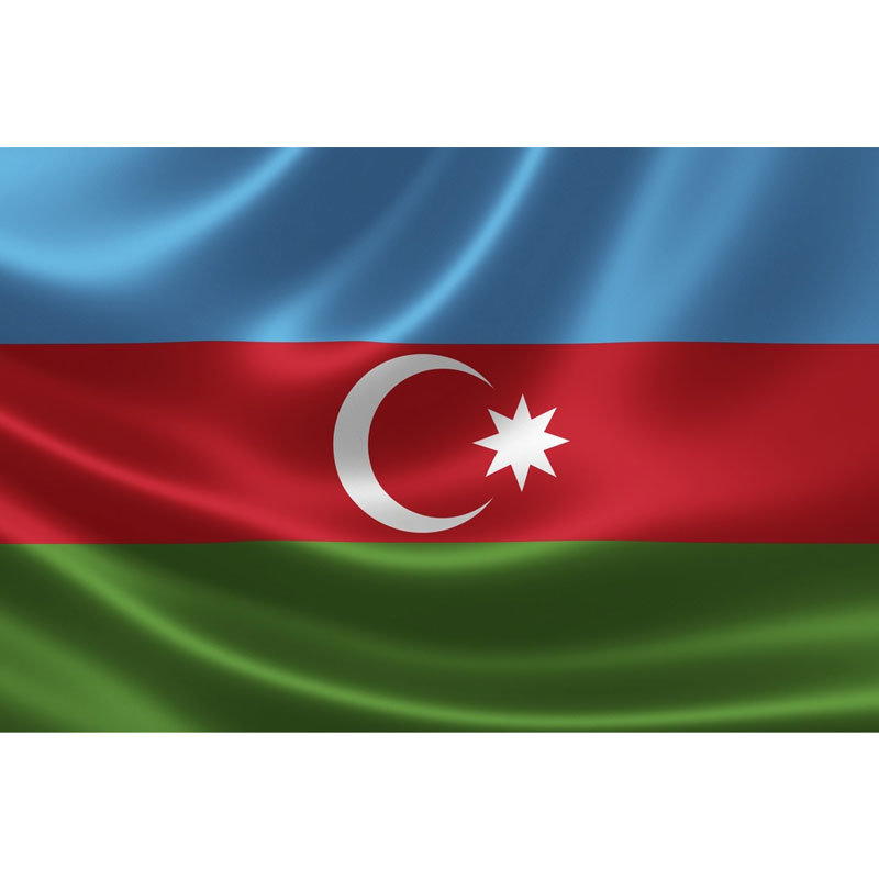 фото Флаг азербайджана (135 х 90 см) nobrand