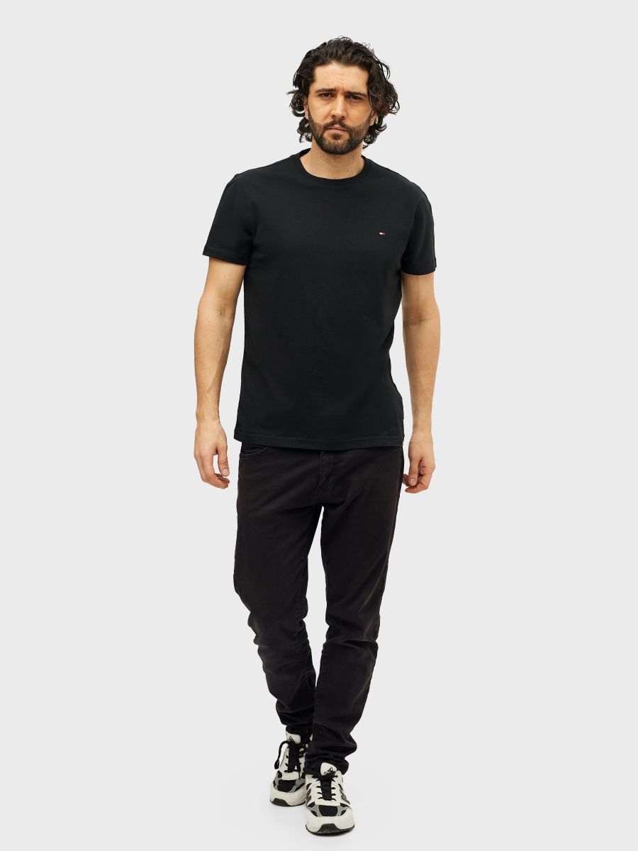

Футболка мужская Tommy Hilfiger DM0DM08078 черная M, DM0DM08078
