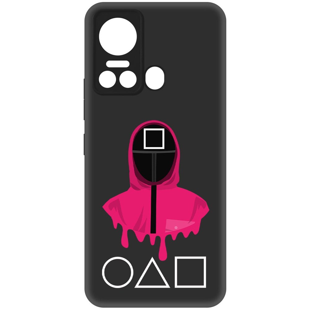 

Чехол-накладка Krutoff Soft Case Игра в кальмара-Начальник для ITEL Vision 5 черный