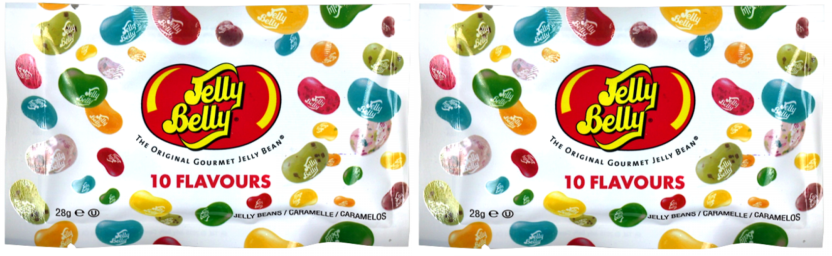 

Конфеты Jelly Belly 10 Flavors Джелли Белли 10 вкусов, 28 г х 2 шт, Жевательные конфеты