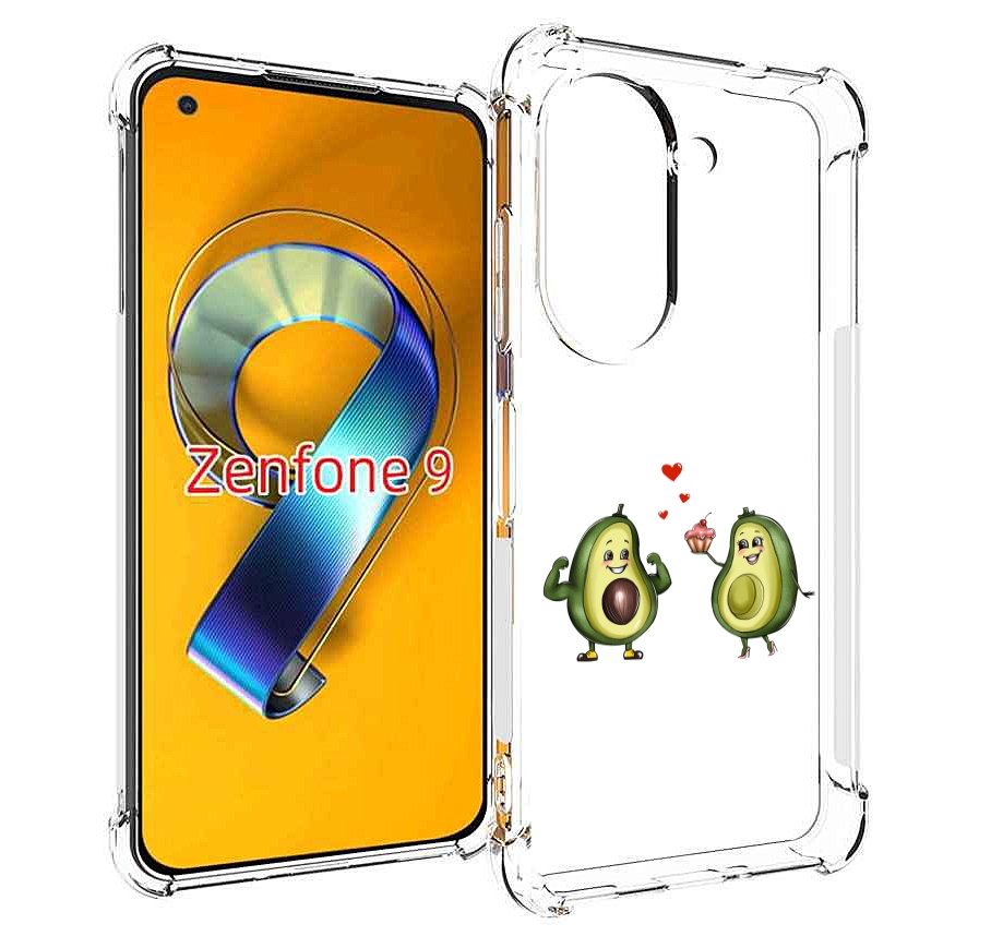 

Чехол MyPads влюбленные-авокадо для Asus Zenfone 9 (AI2202), Прозрачный, Tocco