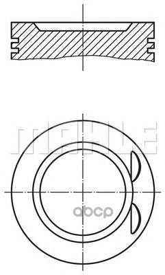Поршнекомплект Mahle 011 73 01