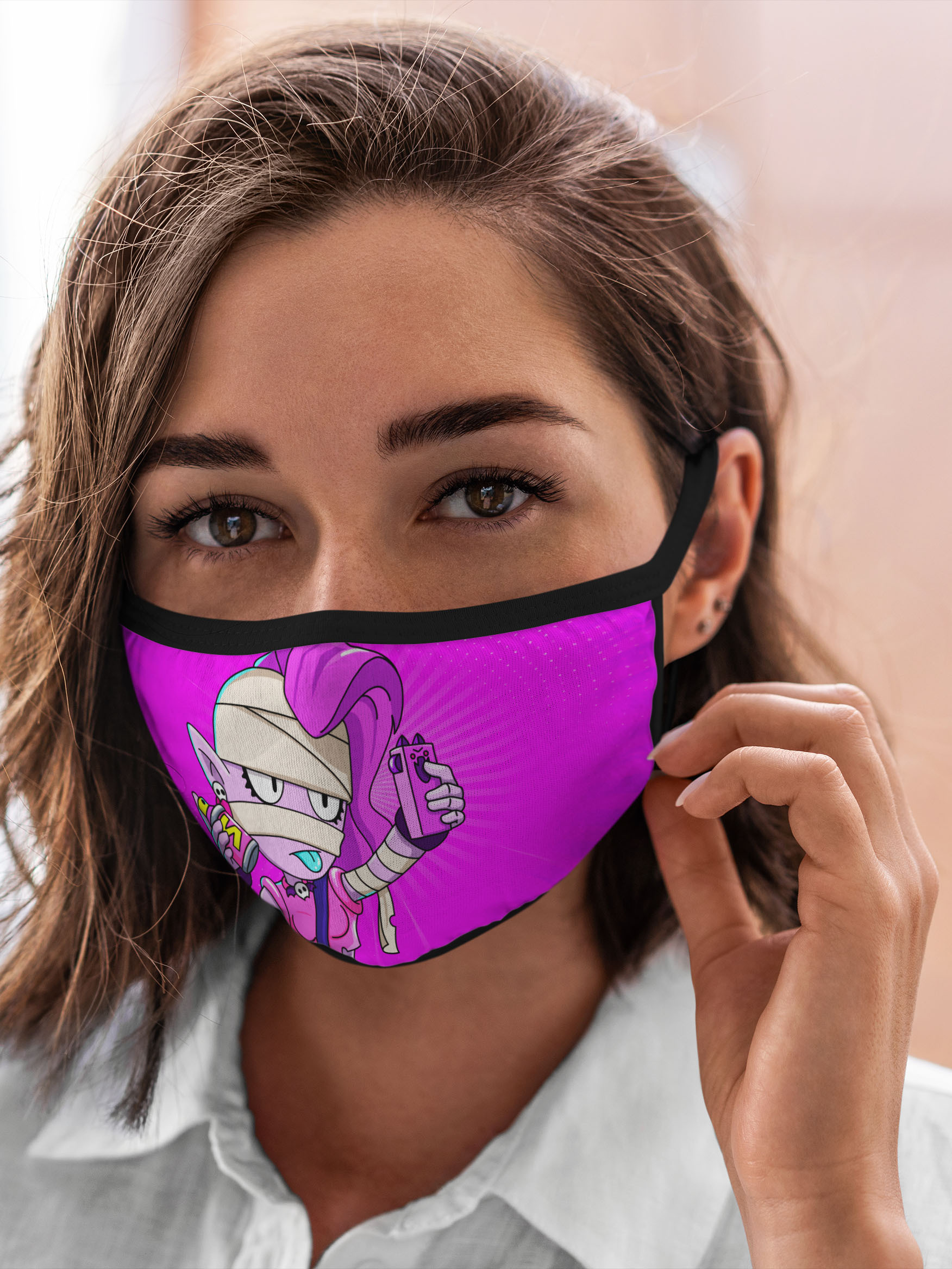 

Многоразовая маска унисекс Burnettie Brawl Stars Emz, Разноцветный, Brawl Stars Emz