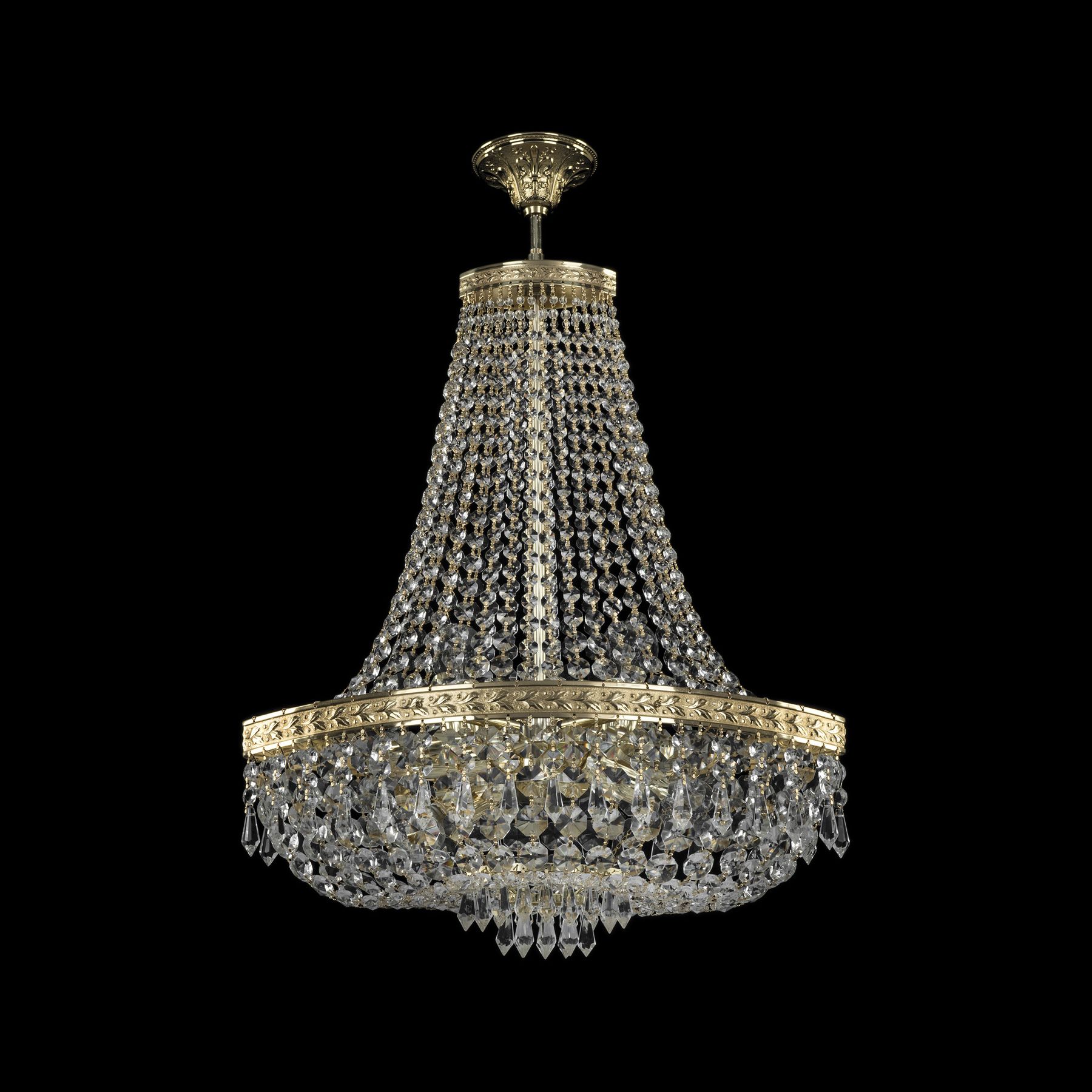 

Хрустальная люстра 19273/H2/45IV G Bohemia Ivele Crystal, 19273/H2/45IV G