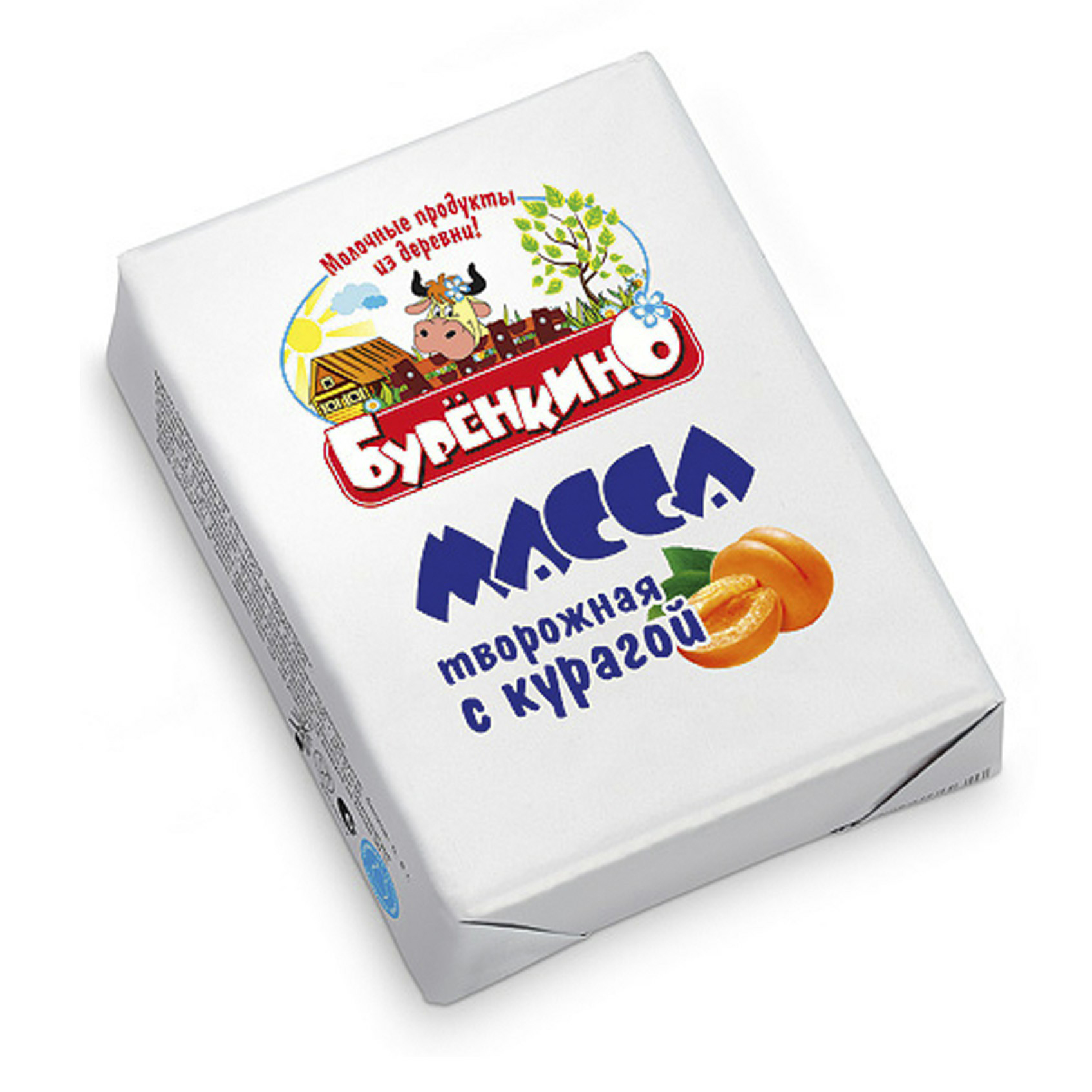 

Творожная масса Буренкино с курагой 5% БЗМЖ 170 г