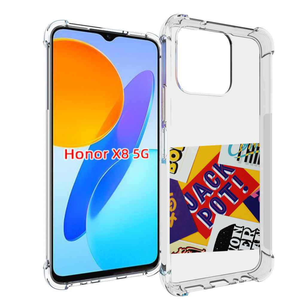 

Чехол MyPads джекпот для Honor X8 5G, Прозрачный, Tocco