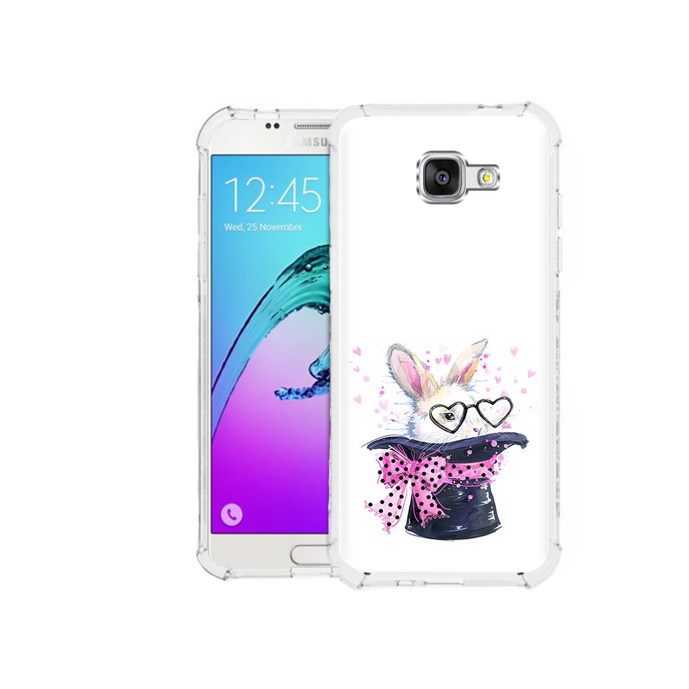 

Чехол MyPads Tocco для Samsung Galaxy A5 (2016) кролик в шляпе (PT25252.581.418), Прозрачный, Tocco