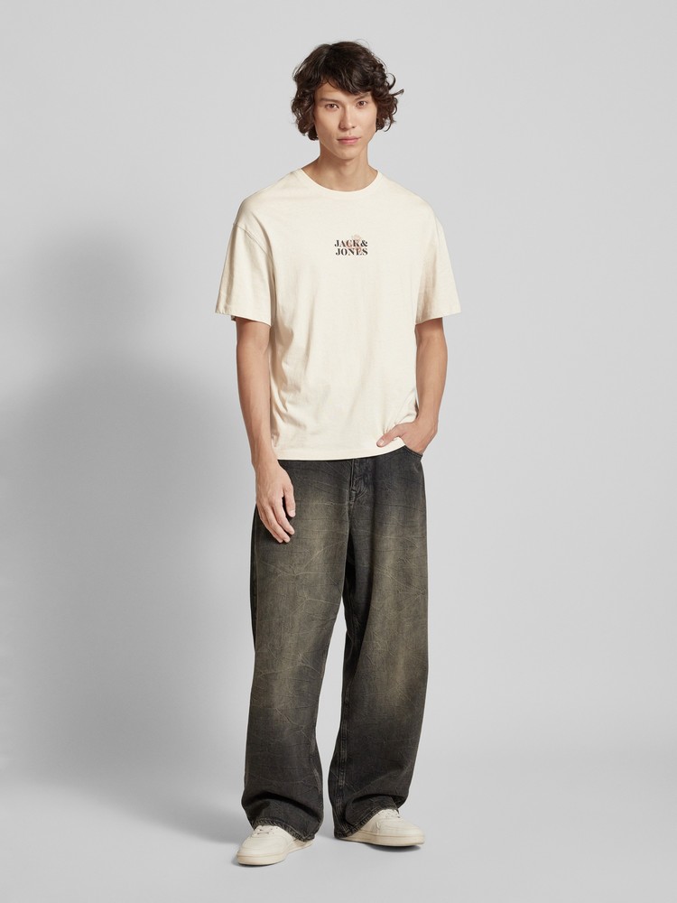 Футболка мужская Jack Jones 12259637 бежевая L 4645₽