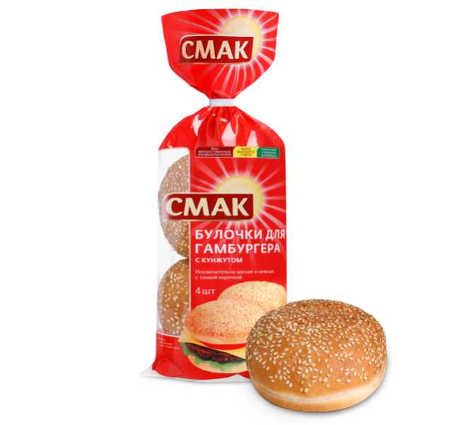 

Булочки Смак для гамбургера 240 г