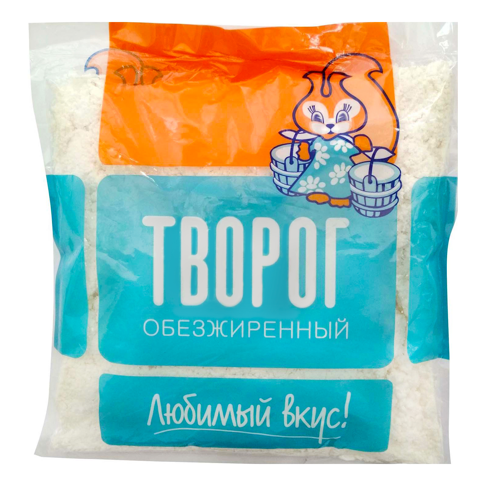 

Творог Любимый вкус обезжиренный БЗМЖ 450 г