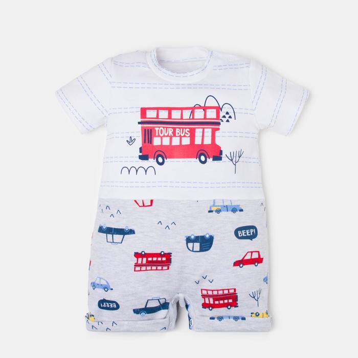 

Песочник Крошка Я Машинки рост 62-68 см, Серый, Машинки-2