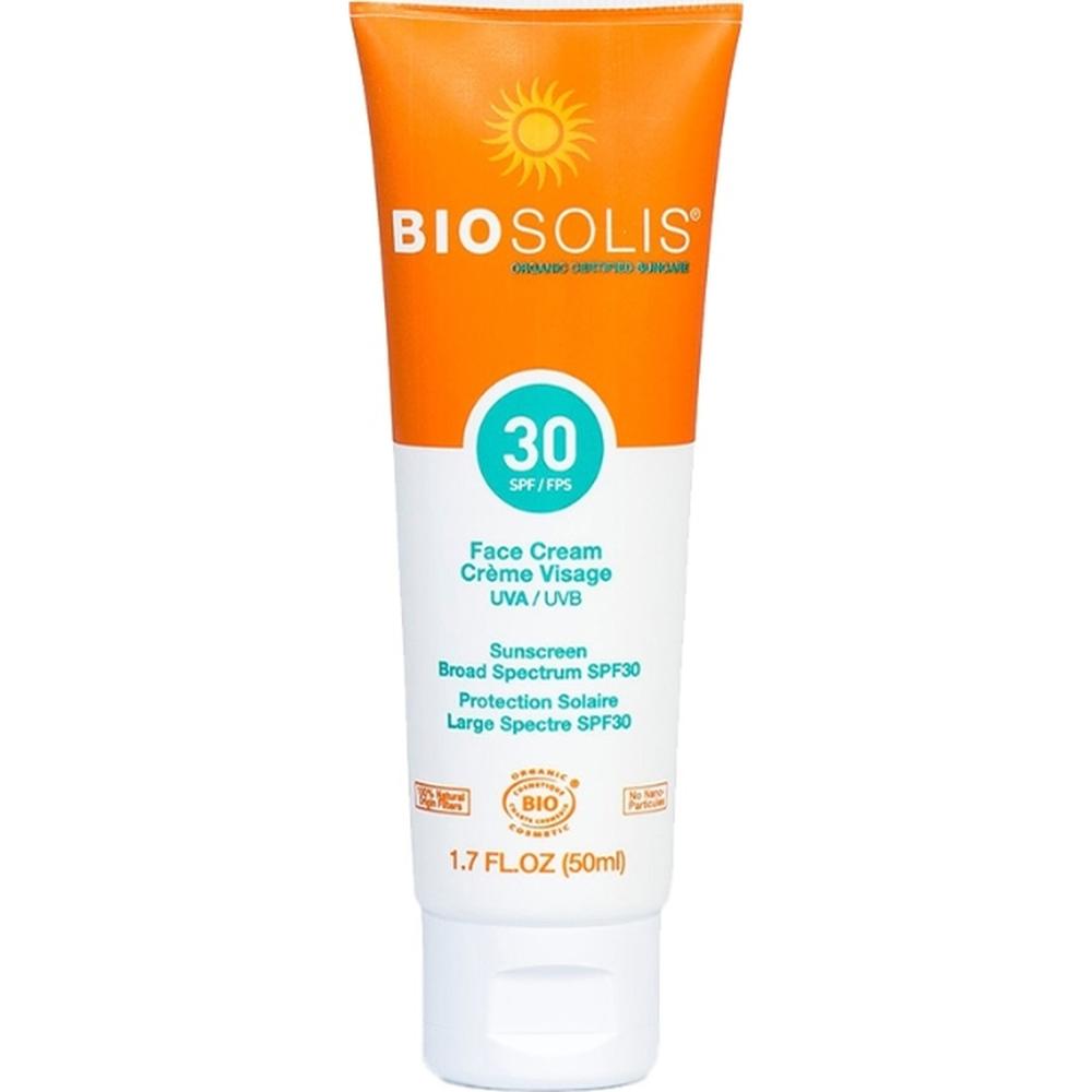 фото Крем солнцезащитный для лица biosolis spf 30 50 мл.