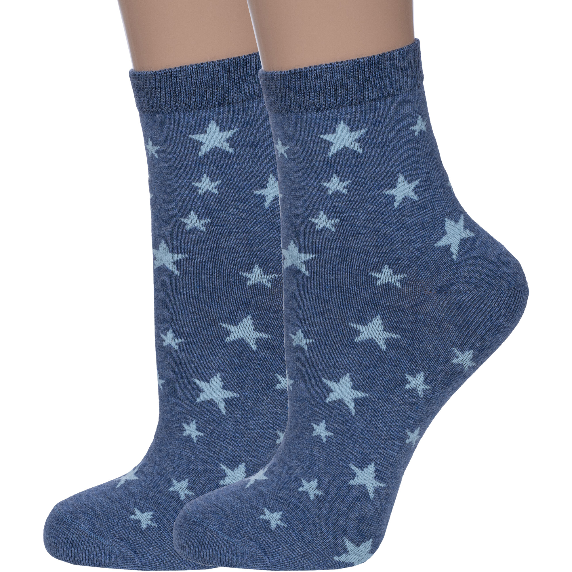 Комплект носков женских Красная Ветка 2-С-995 синих 23-25, 2 пары