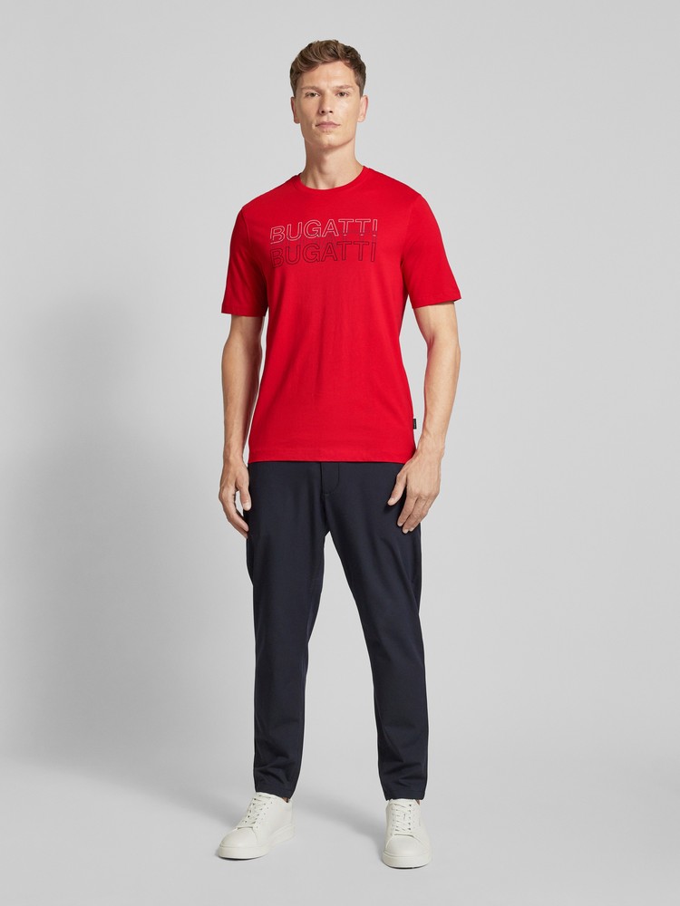 Футболка мужская Bugatti 65086B 8350 красная XL 6032₽