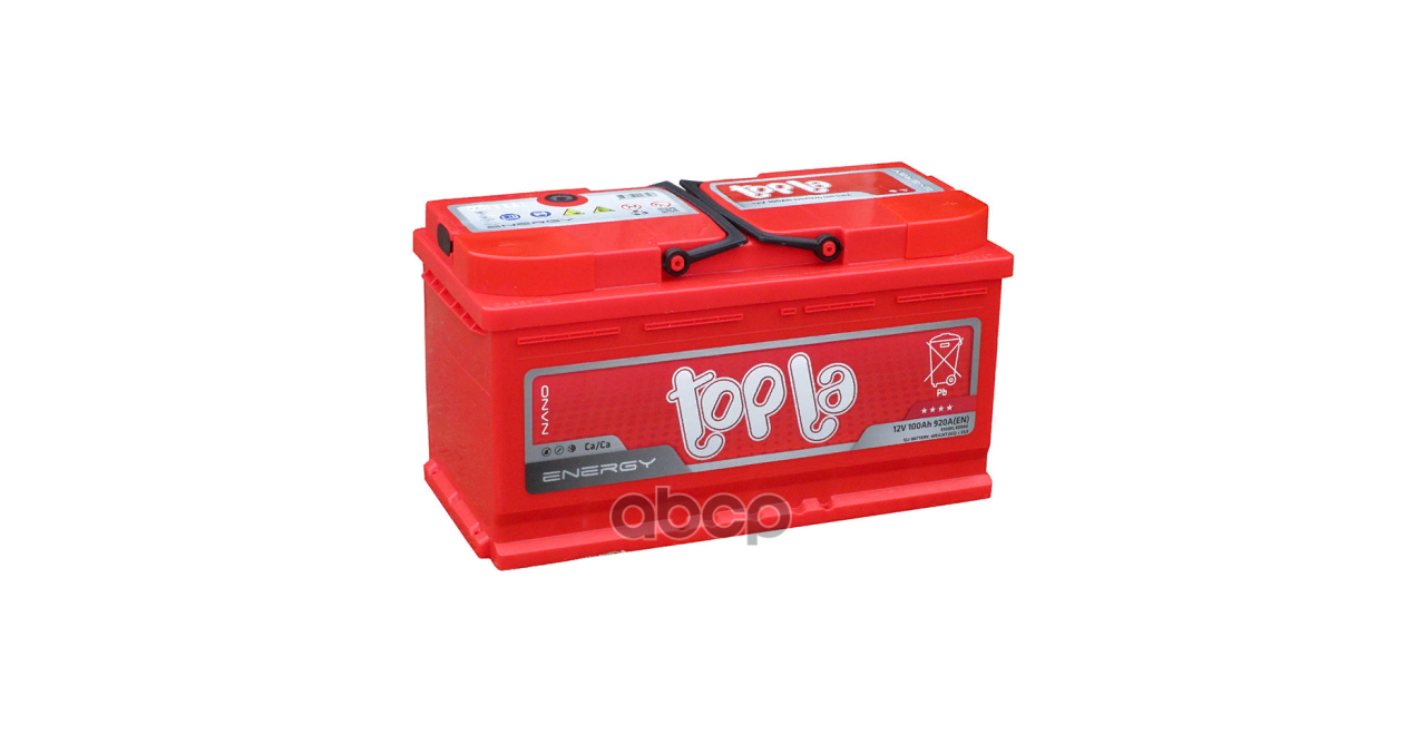 

Аккумулятор Topla Energy 60044 100 А/Ч R+ 353x175x190 En900 А Topla арт. 108400