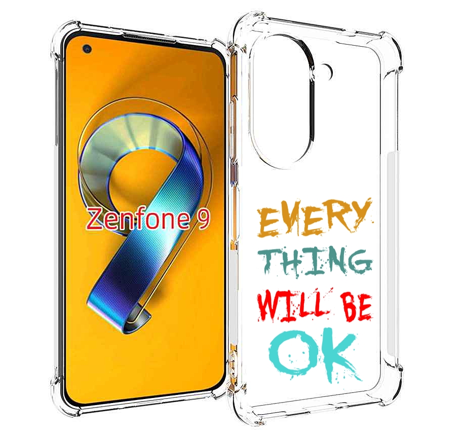 

Чехол MyPads все-будет-хорошо для Asus Zenfone 9 (AI2202), Прозрачный, Tocco