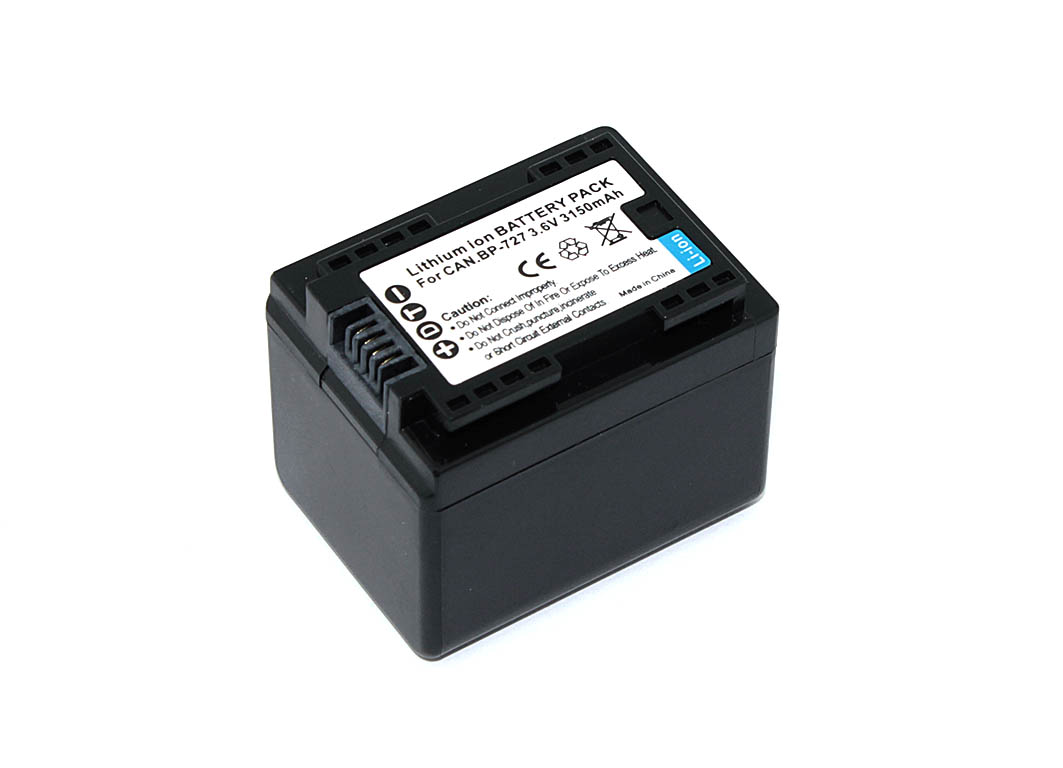 

Аккумуляторная батарея для видеокамеры Canon LEGRIA HF M50 (BP-727) 3,6V 2400mAh