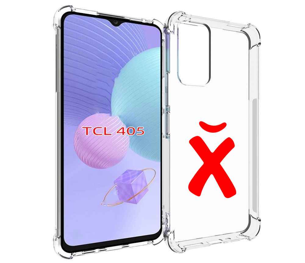 

Чехол MyPads абстракция буква х для TCL 405, Tocco