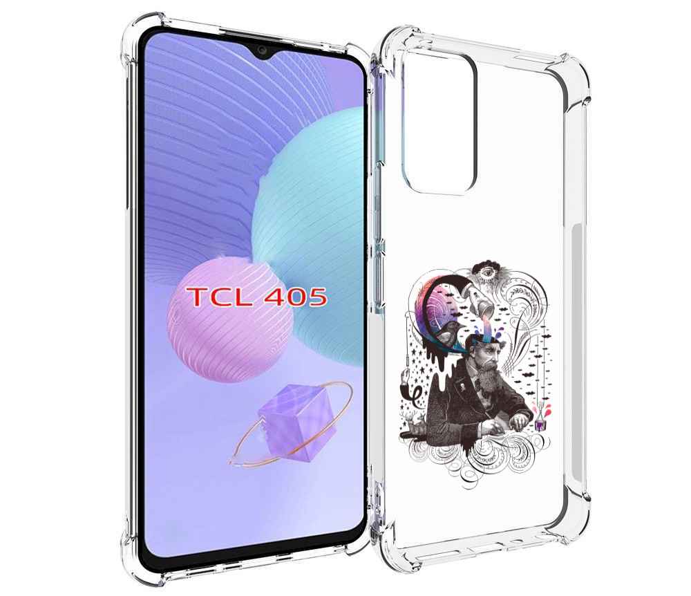 

Чехол MyPads абстракция думающий мужчина для TCL 405, Tocco