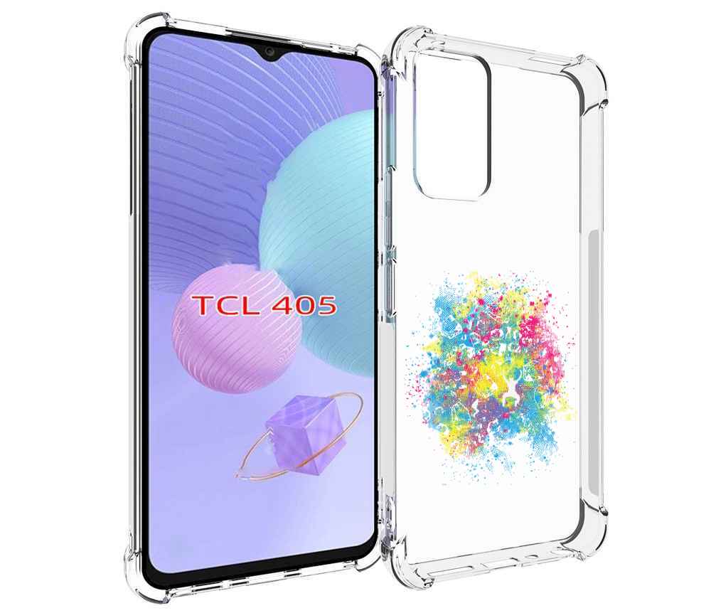 

Чехол MyPads акварель абстракция для TCL 405, Tocco