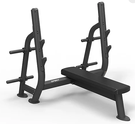 фото Олимпийская скамья горизонтальная spirit olympic flat bench