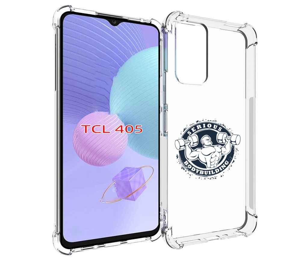 

Чехол MyPads бодибилдинг воля к победе для TCL 405, Tocco