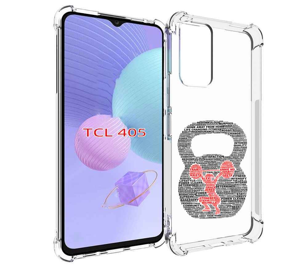 

Чехол MyPads бодибилдинг гиря из слов для TCL 405, Tocco