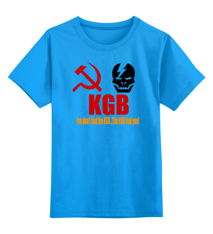 

Футболка детская Printio Kgb russia цв. голубой р. 152, Kgb russia