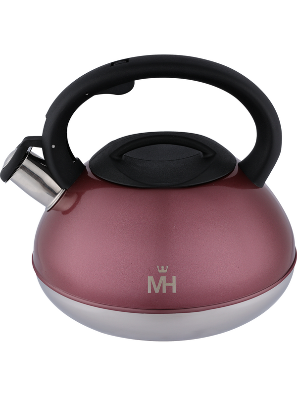 Чайник для плиты со свистком MercuryHaus нержавеющая сталь 3л MC-7965